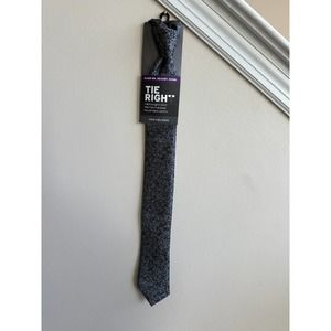 Van Heusen grey sheen tie,"Tie Right" NWT, adjustable length.